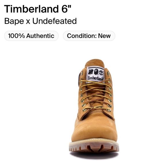 Timberland 6” Bape X Undefeated - Picture 3 of 8